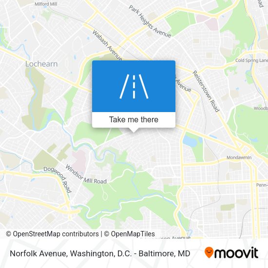 Norfolk Avenue map