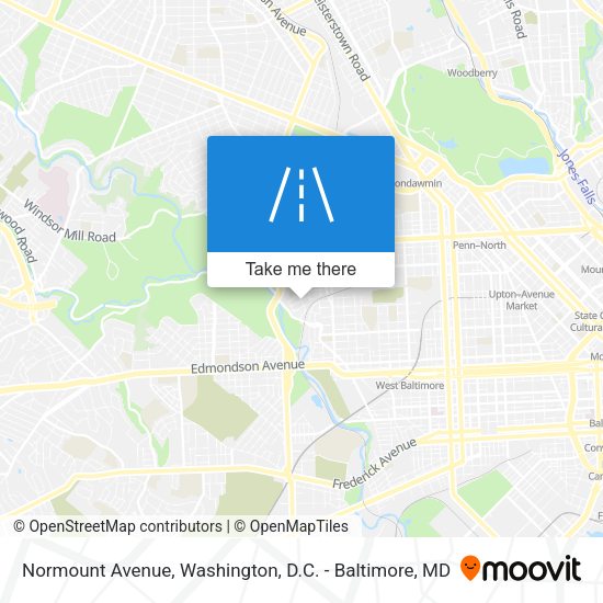 Mapa de Normount Avenue