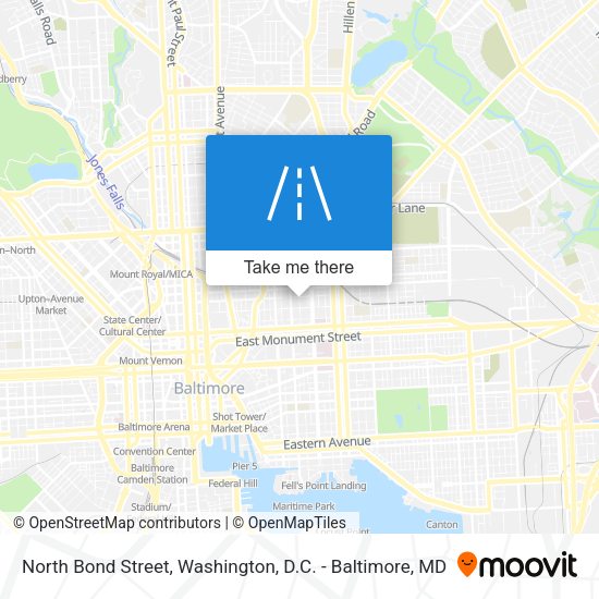 Mapa de North Bond Street