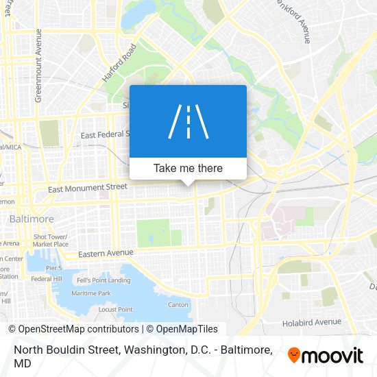 North Bouldin Street map