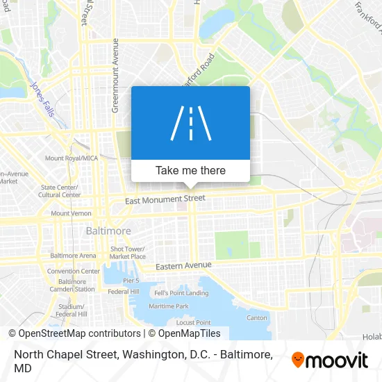 North Chapel Street map