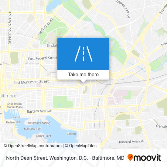 Mapa de North Dean Street