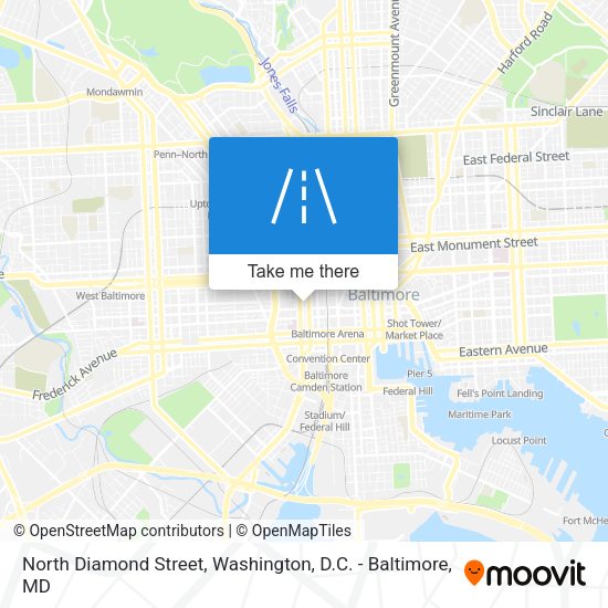 Mapa de North Diamond Street