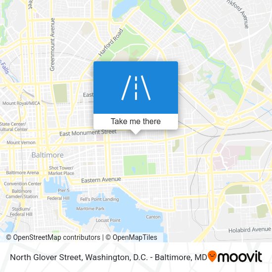 Mapa de North Glover Street