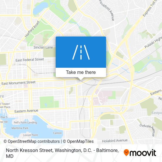 North Kresson Street map