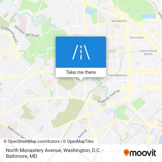 Mapa de North Monastery Avenue