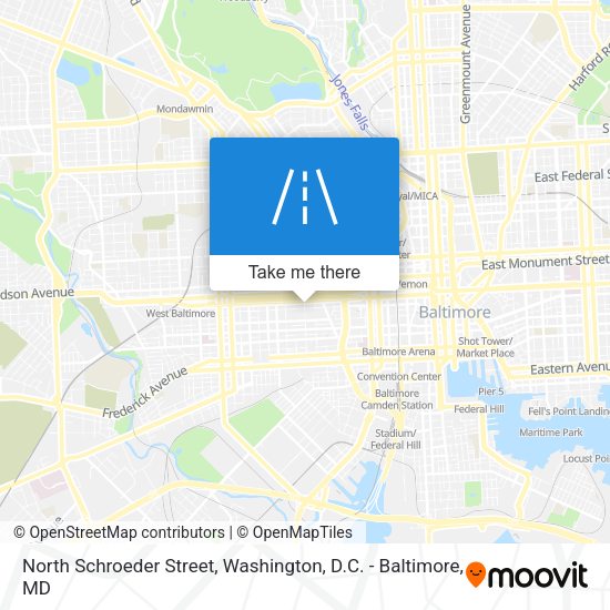 Mapa de North Schroeder Street