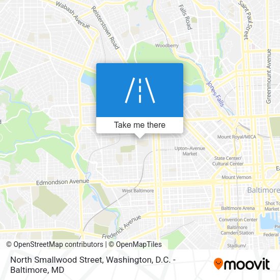 Mapa de North Smallwood Street