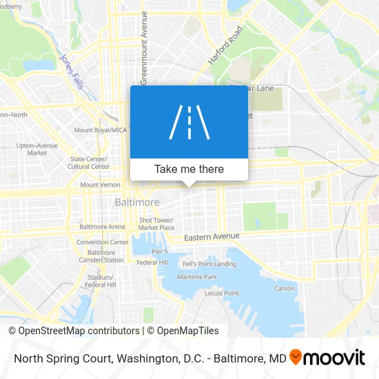 North Spring Court map