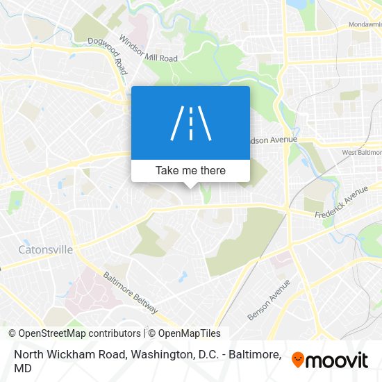 Mapa de North Wickham Road
