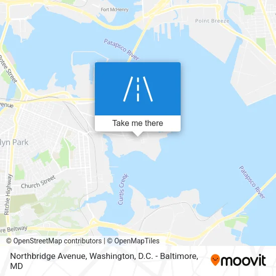Northbridge Avenue map