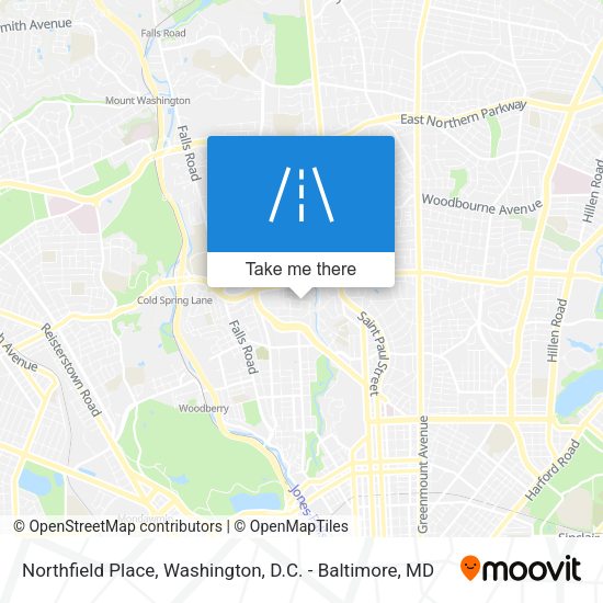 Northfield Place map
