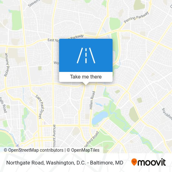 Northgate Road map