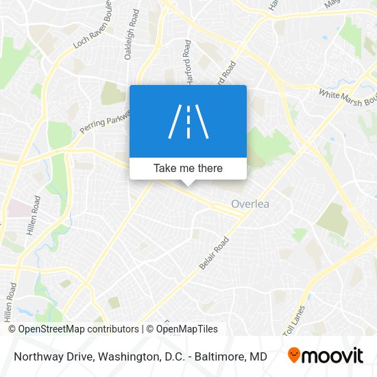 Mapa de Northway Drive