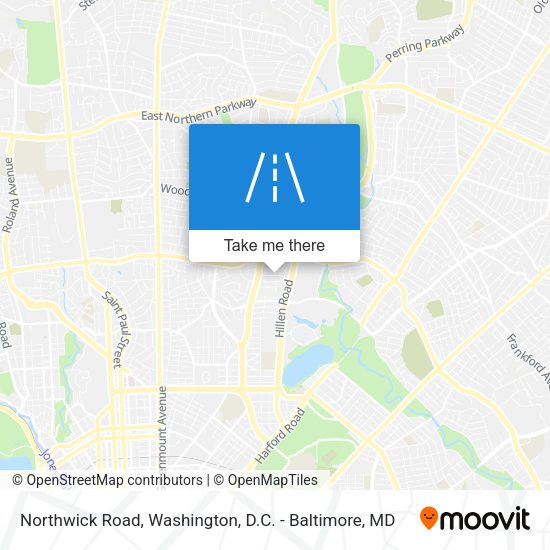 Northwick Road map