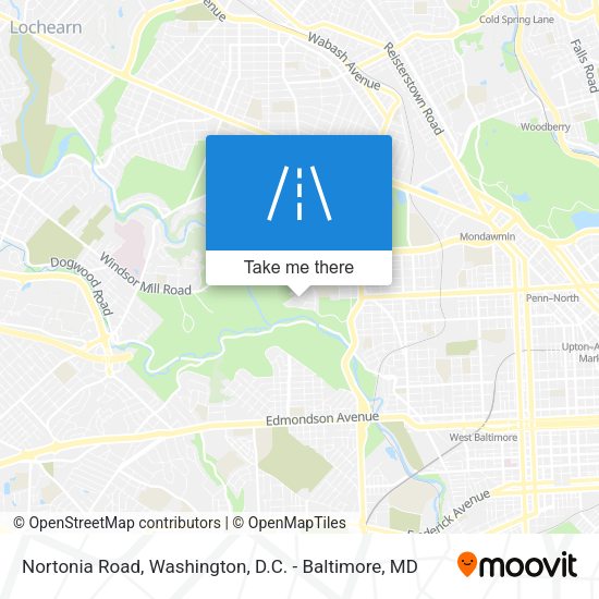 Mapa de Nortonia Road