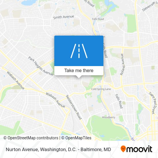 Mapa de Nurton Avenue