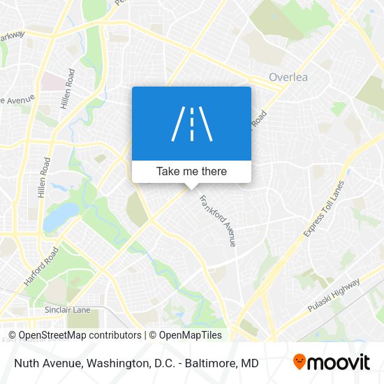 Mapa de Nuth Avenue