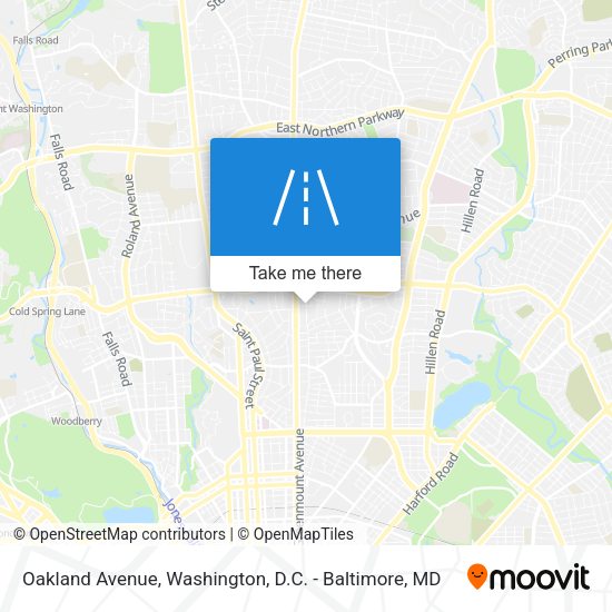 Oakland Avenue map