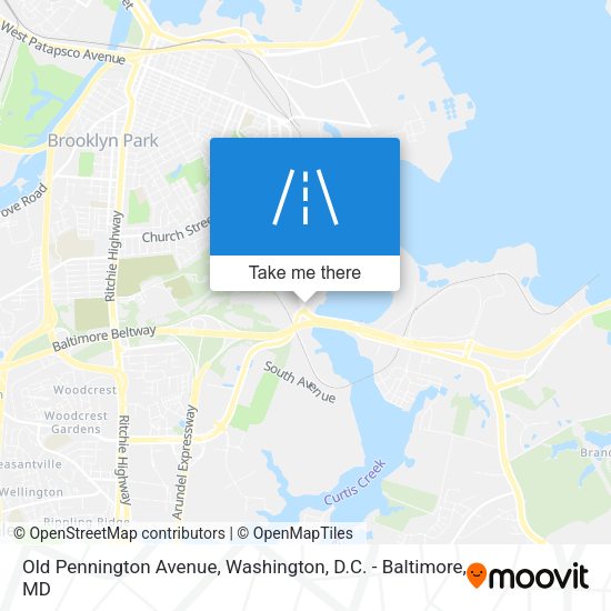 Mapa de Old Pennington Avenue