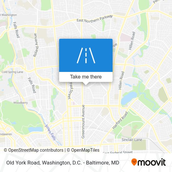 Mapa de Old York Road