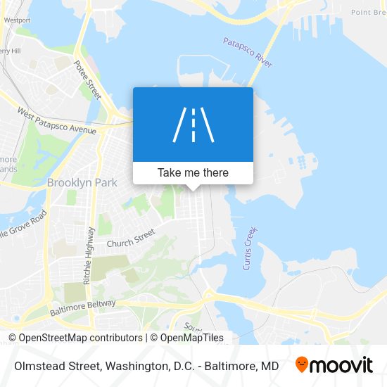 Olmstead Street map