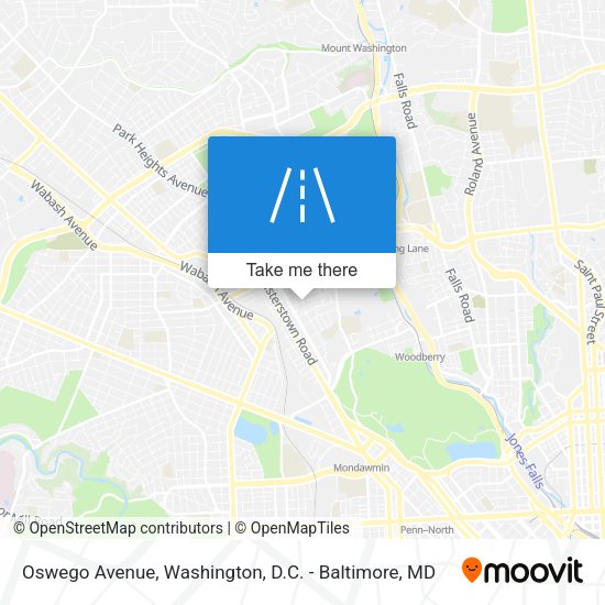 Mapa de Oswego Avenue