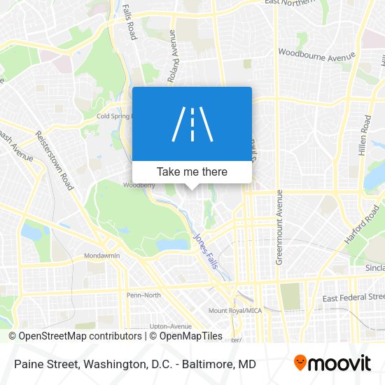 Mapa de Paine Street