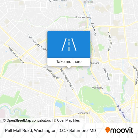 Pall Mall Road map