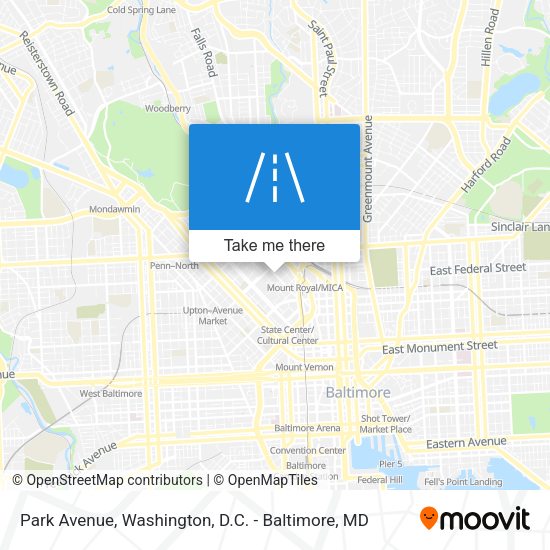 Mapa de Park Avenue