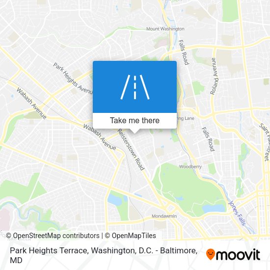 Mapa de Park Heights Terrace