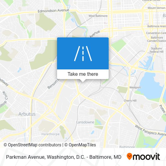 Parkman Avenue map