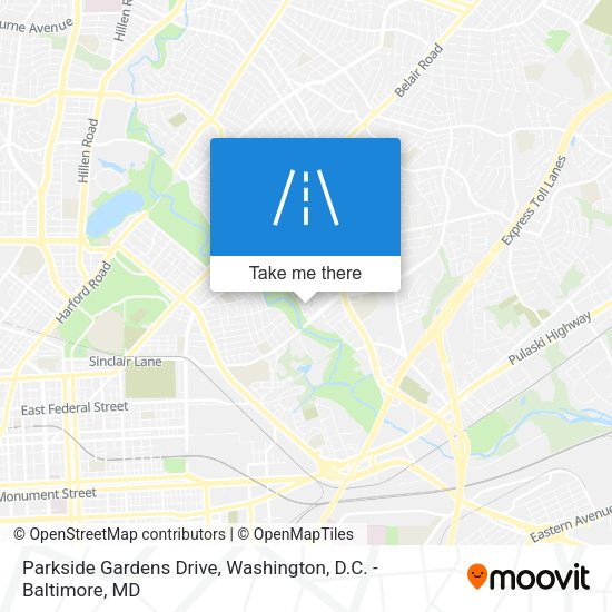 Parkside Gardens Drive map