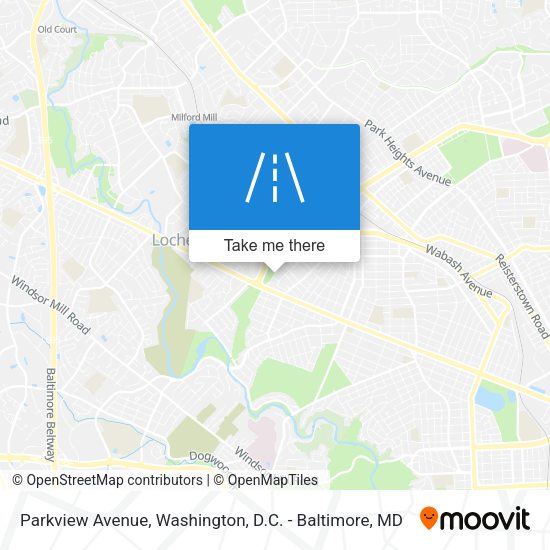 Mapa de Parkview Avenue
