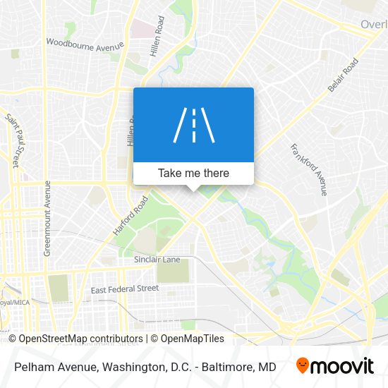Pelham Avenue map