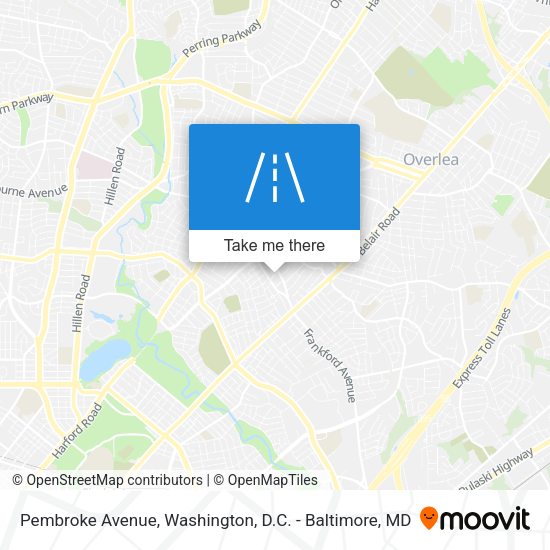 Pembroke Avenue map