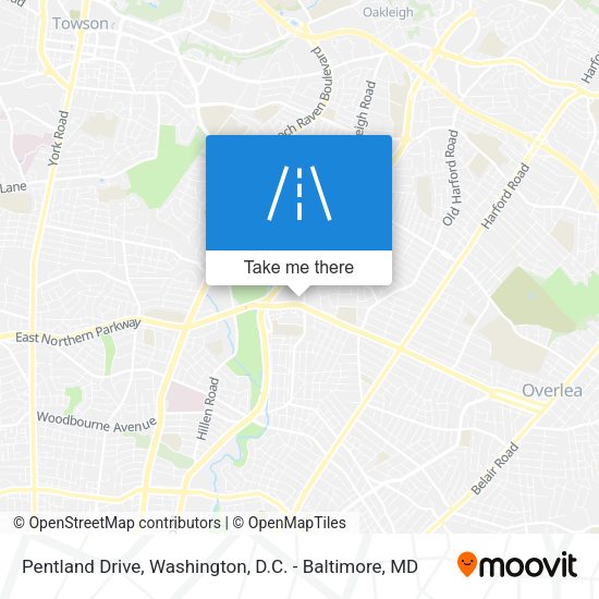 Pentland Drive map