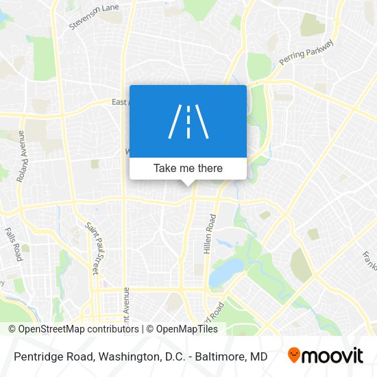 Mapa de Pentridge Road