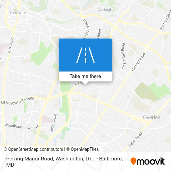Perring Manor Road map