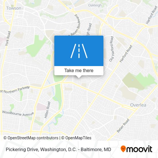 Pickering Drive map