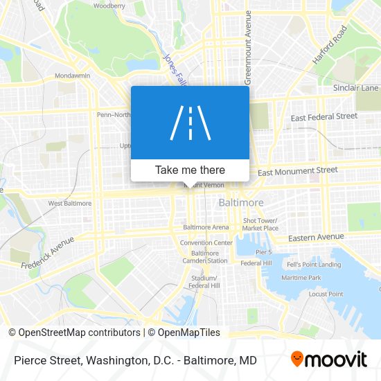 Mapa de Pierce Street