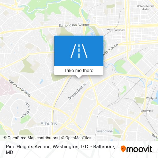 Mapa de Pine Heights Avenue