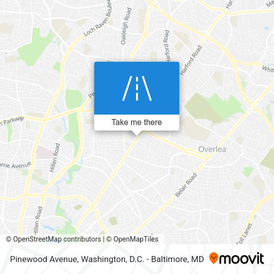 Pinewood Avenue map