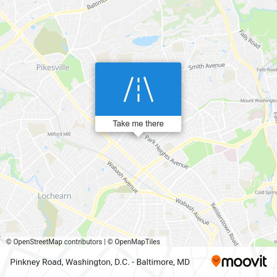 Pinkney Road map