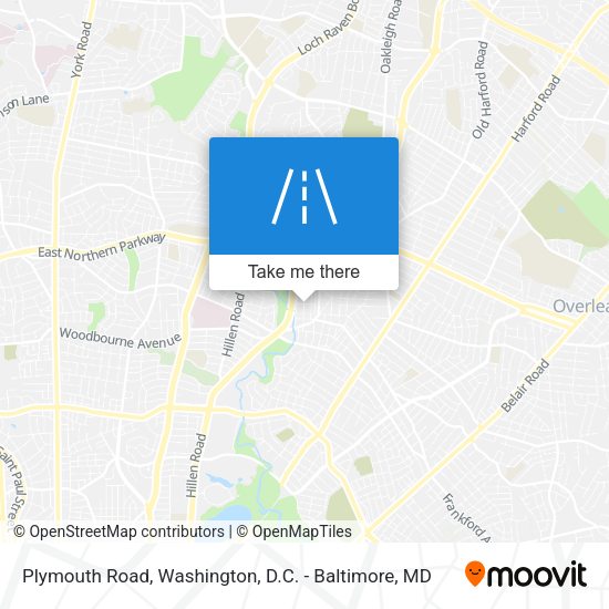 Plymouth Road map