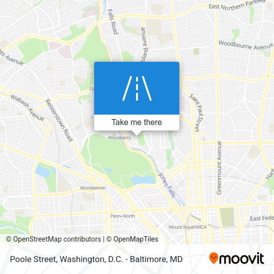 Mapa de Poole Street