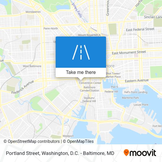 Portland Street map