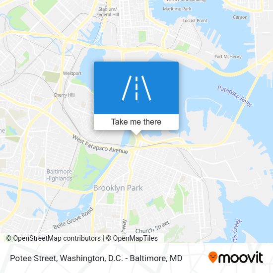 Potee Street map