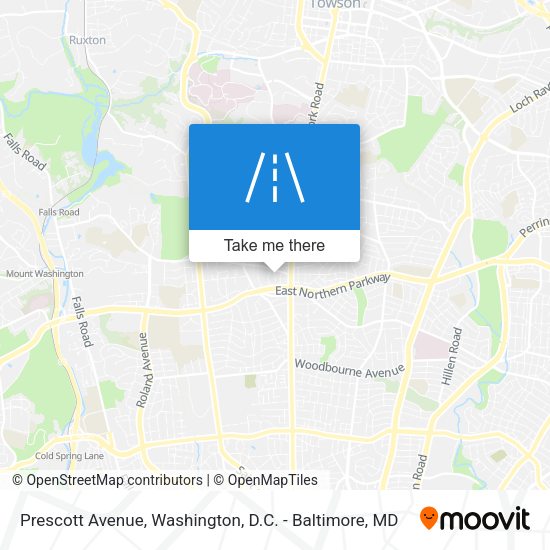 Mapa de Prescott Avenue