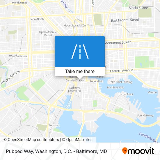 Pubped Way map